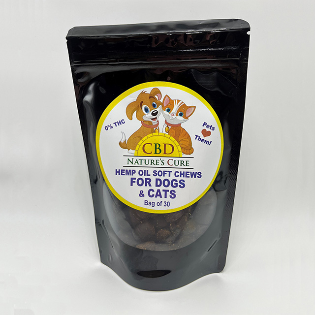 Hemp Oil Soft Chews for Cats and Dogs